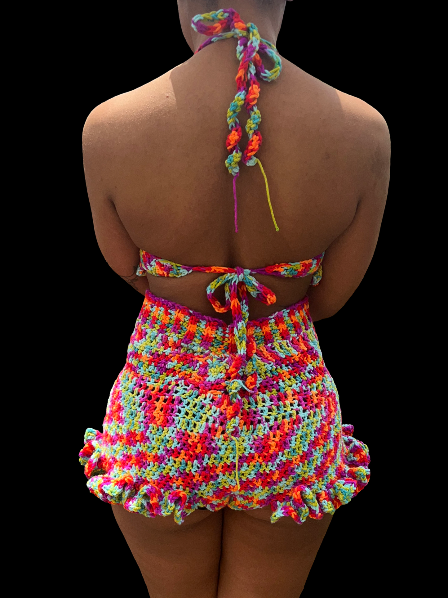 Crochet High Waist Bikini Swimwear