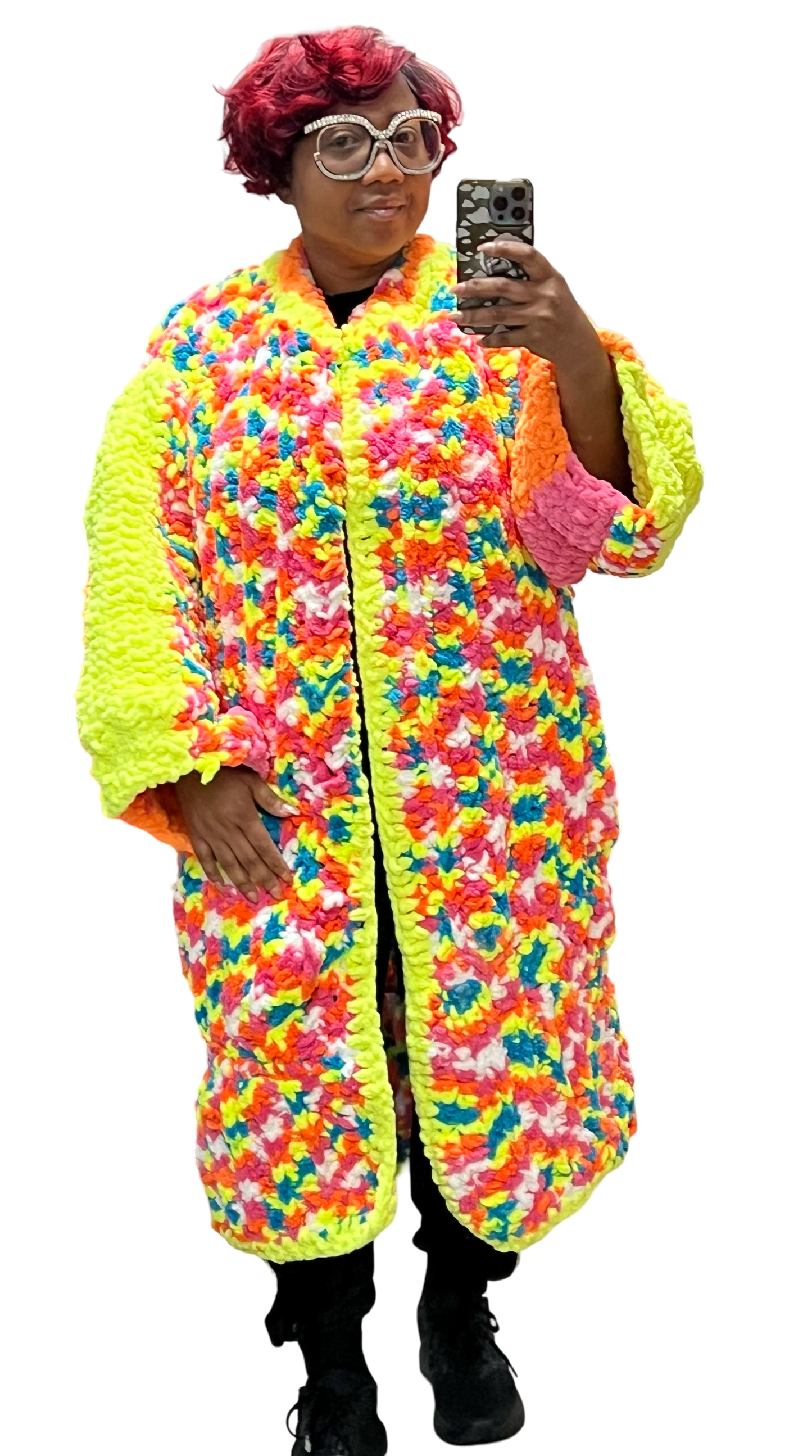 Bright Fun Plush Sweater