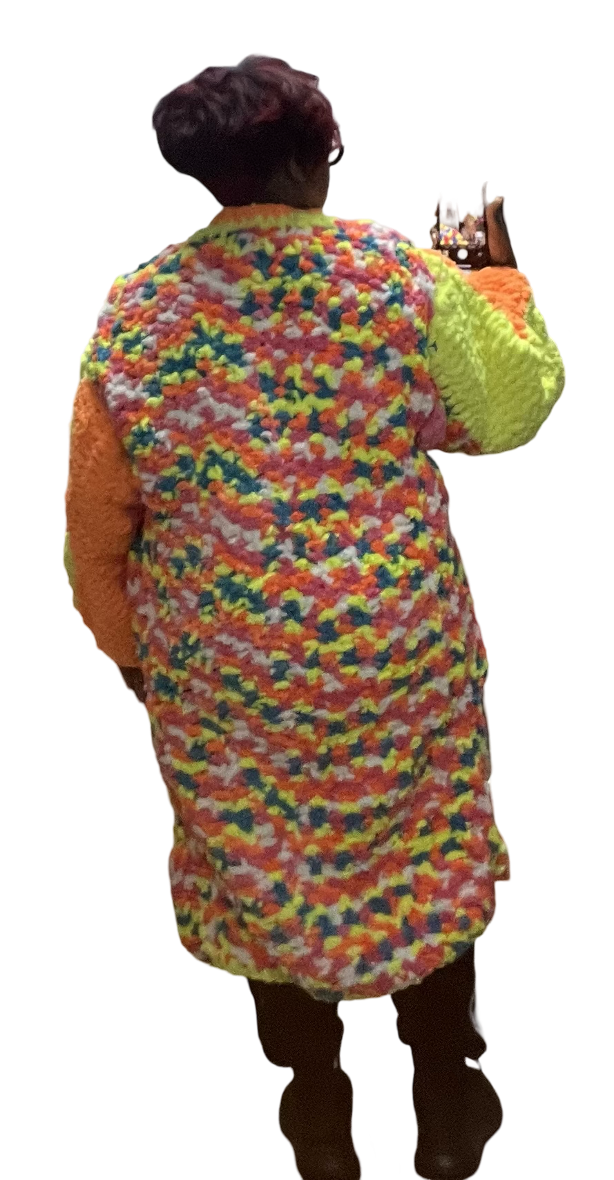 Bright Fun Plush Sweater