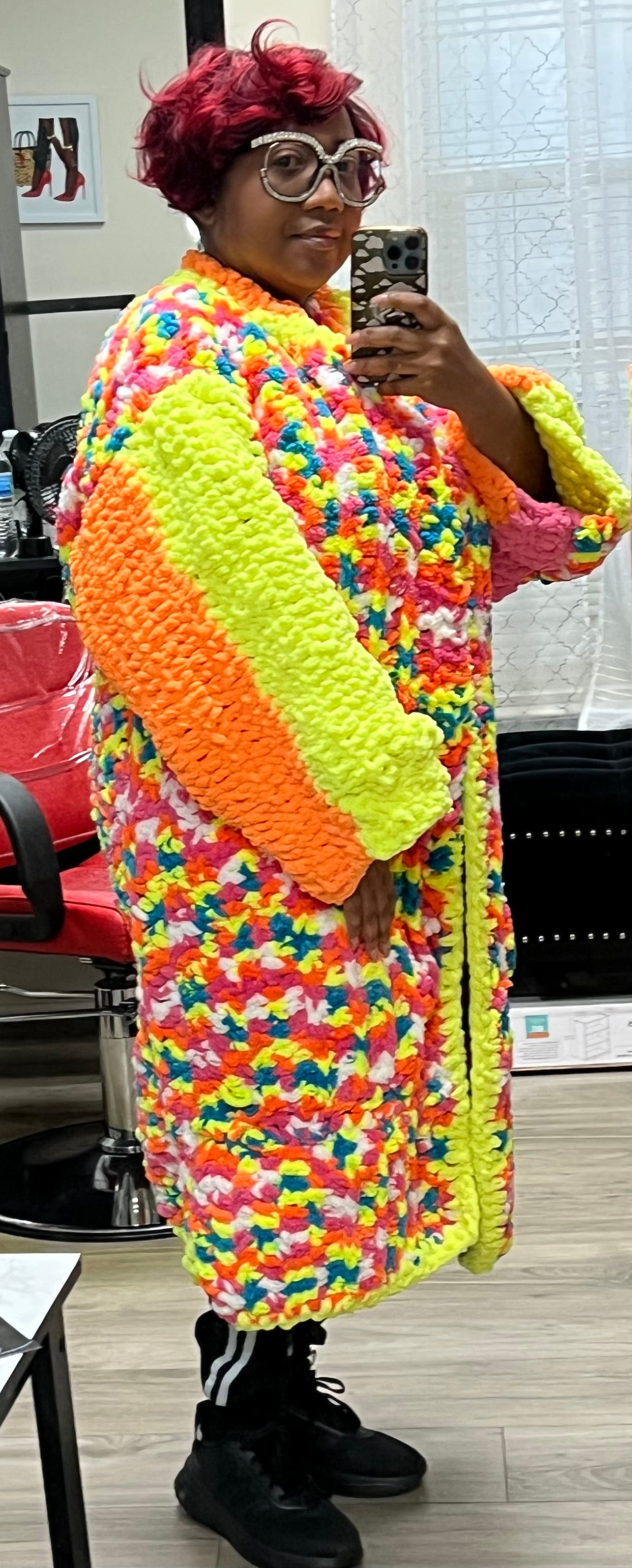 Bright Fun Plush Sweater